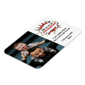 Magnet Flexible Papa Superhero Dessin Discours Bubble Fête du Père (Côté Gauche)