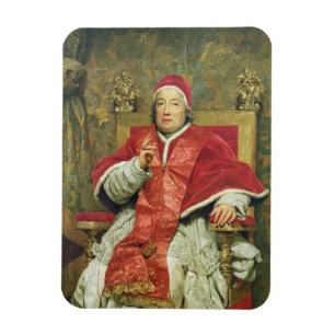 Magnet Flexible Pape Clement XIII (1693-1769) (huile sur la toile)