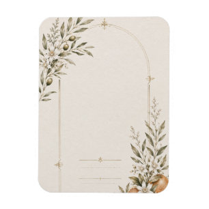 Magnet Flexible Papeterie de mariage romantique au vignoble