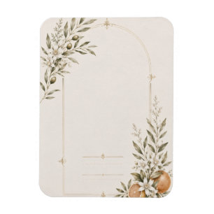 Magnet Flexible Papeterie de mariage romantique au vignoble