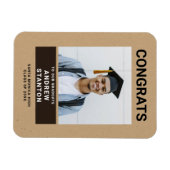 Magnet Flexible Papier d'artisanat moderne Simple garçon Graduatio (Horizontal)