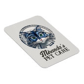 Magnet Flexible Papier de chat Origami Soins aux animaux Grooming  (Côté Droit)