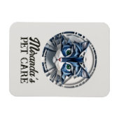 Magnet Flexible Papier de chat Origami Soins aux animaux Grooming  (Horizontal)