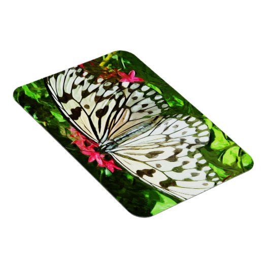 Magnet Flexible Papier papillon papillon Abstrait Impressionnisme (Côté Droit)