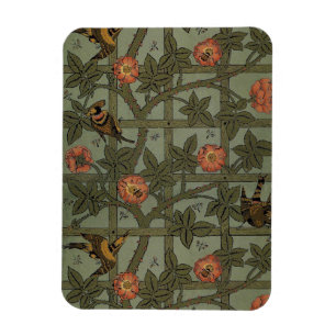 Magnet Flexible Papier peint à motif treillis de William Morris