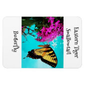 Magnet Flexible Papillon à queue épaisse de tigre orientale #2 (Horizontal)