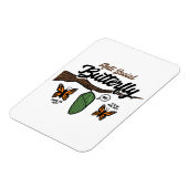 Magnet Flexible Papillon antisocial (Côté Gauche)