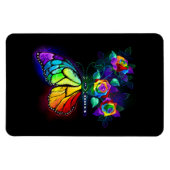 Magnet Flexible Papillon arc-en-ciel (Horizontal)