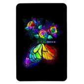 Magnet Flexible Papillon arc-en-ciel (Vertical)