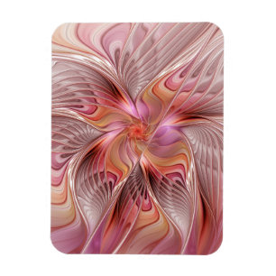 Magnet Flexible Papillon coloré abstrait art fantastique fractal