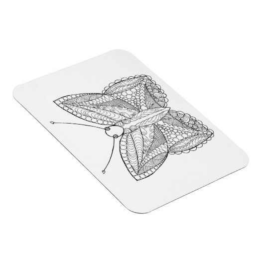 Magnet Flexible Papillon de conception tropicale inspiré (Côté Droit)