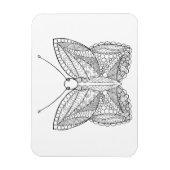 Magnet Flexible Papillon de conception tropicale inspiré (Vertical)