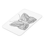 Magnet Flexible Papillon de conception tropicale inspiré (Côté Gauche)