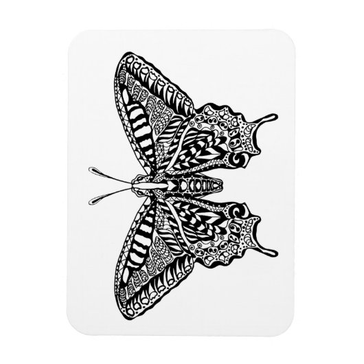 Magnet Flexible Papillon de style (Vertical)