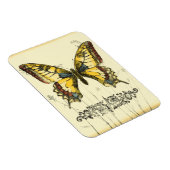 Magnet Flexible Papillon décoratif avec Fleur sauvage (Côté Droit)