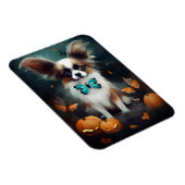 Magnet Flexible Papillon d'Halloween avec la peur Citrouille (Côté Droit)
