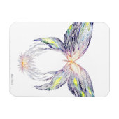 Magnet Flexible Papillon et lotus (Horizontal)