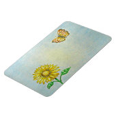 Magnet Flexible papillon et marguerite (Côté Gauche)