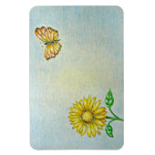 Magnet Flexible papillon et marguerite (Vertical)