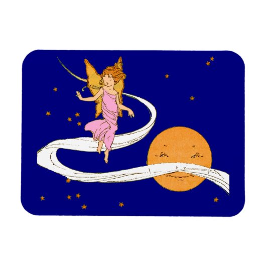 Magnet Flexible papillon fille dans l'espace (Horizontal)