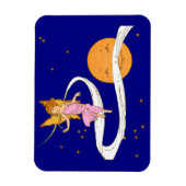 Magnet Flexible papillon fille dans l'espace (Vertical)