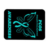Magnet Flexible Papillon/Guerrier...Magnet PCOS (Horizontal)