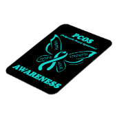 Magnet Flexible Papillon/Guerrier...Magnet PCOS (Côté Gauche)
