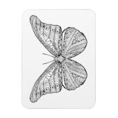 Magnet Flexible Papillon inspiré (Vertical)