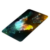 Magnet Flexible Papillon lumineux et papillons de nuit (Côté Gauche)