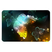 Magnet Flexible Papillon lumineux et papillons de nuit (Horizontal)