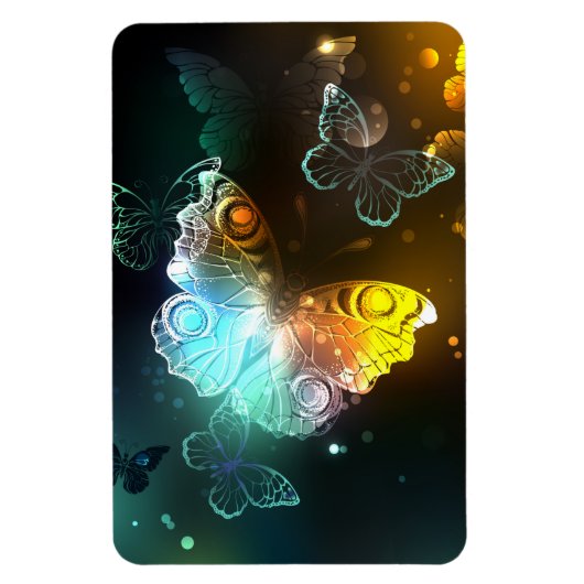 Magnet Flexible Papillon lumineux et papillons de nuit (Vertical)
