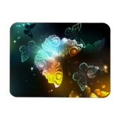 Magnet Flexible Papillon lumineux et papillons de nuit (Horizontal)