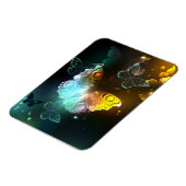 Magnet Flexible Papillon lumineux et papillons de nuit (Côté Gauche)