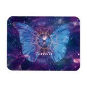 Magnet Flexible Papillon morpho / Galaxie Mandala (Horizontal)