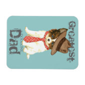 Magnet Flexible Papillon Papa (Horizontal)