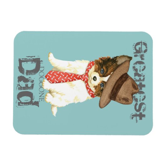 Magnet Flexible Papillon Papa (Horizontal)