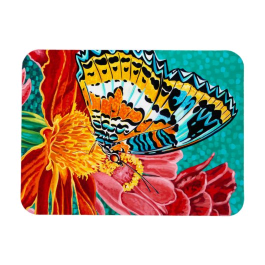 Magnet Flexible Papillon pointu I (Horizontal)