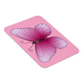Magnet Flexible Papillon rose (Côté Droit)