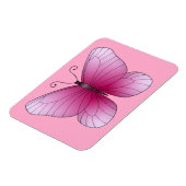 Magnet Flexible Papillon rose (Côté Gauche)