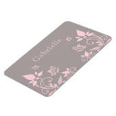 Magnet Flexible Papillon rose Aimant Floral Premium (Côté Gauche)