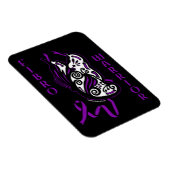 Magnet Flexible Papillon/Ruban...Fibro (Côté Droit)