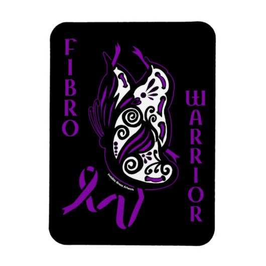 Magnet Flexible Papillon/Ruban...Fibro (Vertical)
