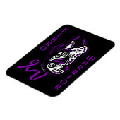 Magnet Flexible Papillon/Ruban...Fibro (Côté Gauche)