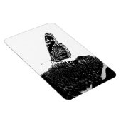Magnet Flexible papillon timide blacq (Côté Droit)