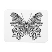 Magnet Flexible Papillon tropical inspiré (Horizontal)
