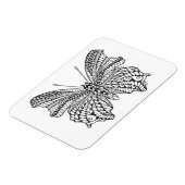 Magnet Flexible Papillon tropical inspiré (Côté Gauche)