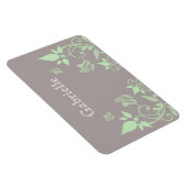 Magnet Flexible Papillon vert - Aimant Floral Premium (Côté Droit)