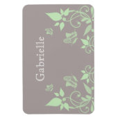 Magnet Flexible Papillon vert - Aimant Floral Premium (Vertical)