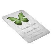 Magnet Flexible Papillon vert Enregistrer l'aimant de date (Côté Droit)