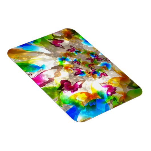 Magnet Flexible Papillons Abstraits (Côté Droit)